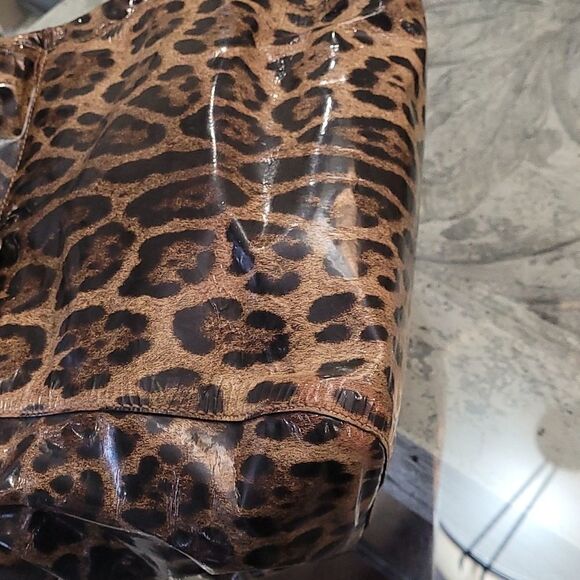 Dolce & GABBANA LEOPARD PRINT TOTE Vintage - Picture 13 of 16